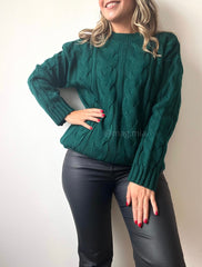 SACO BLUSON CUELLO REDONDO VERDE