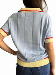 CAMISETA COLOMBIA  AZUL MUJER