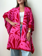 CAPA MARIPOSA ROJO FUCSIA