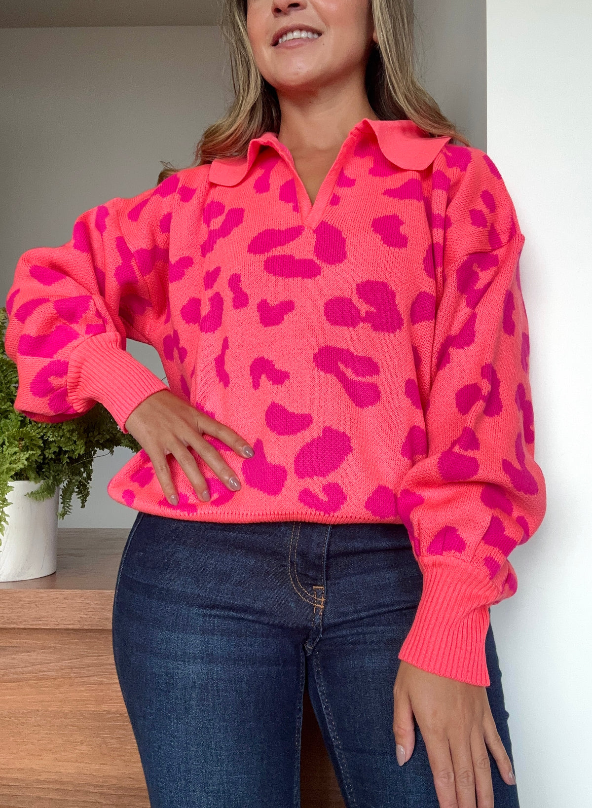 SACO CUELLO PRINT SALMON