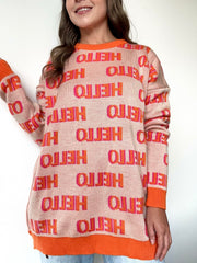 SACO OVERSIZE HELLO