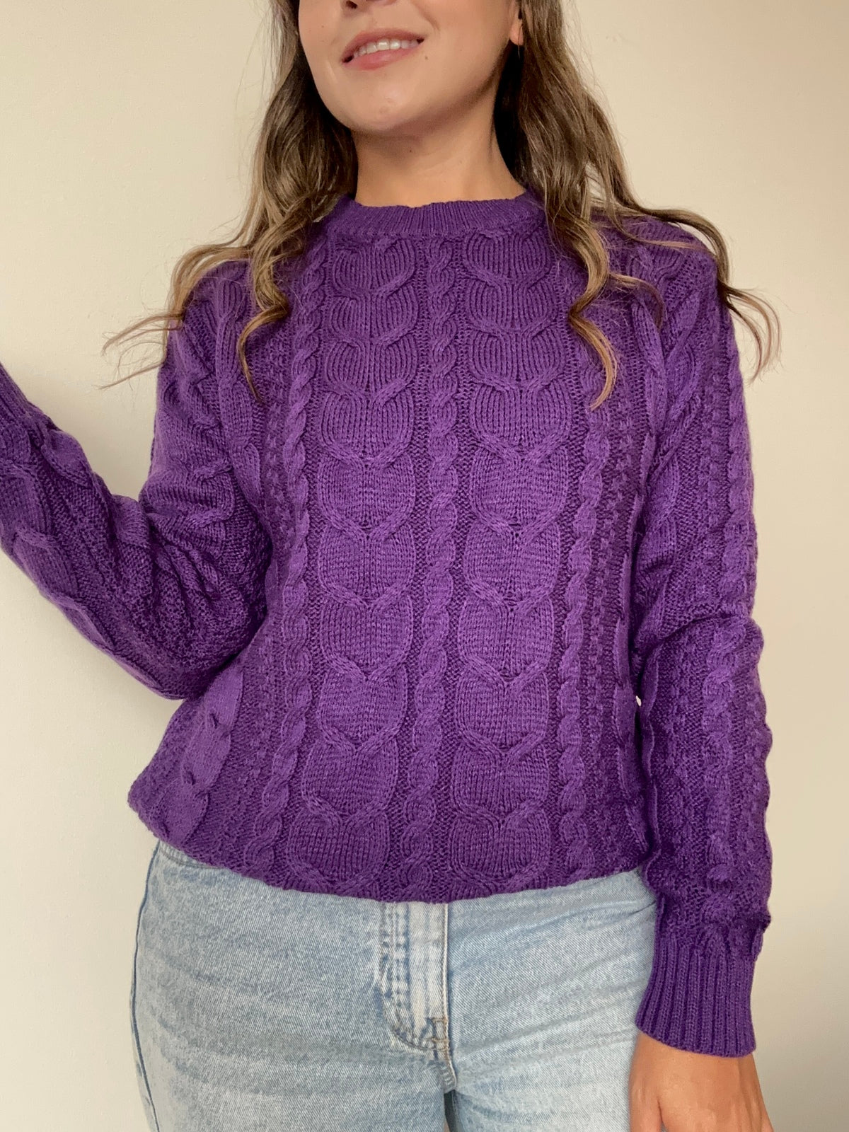 SACO REDONDO VIOLETA