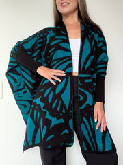 CAPA MARIPOSA AZUL NEGRO