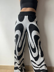 PANTALON ONDAS NEGRO