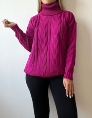 SACO BLUSÓN OVERSIZE MAGENTA