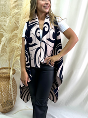 CHALECO DOBLE FAZ ESPIRAL AZUL