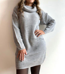 VESTIDO HILO GRIS